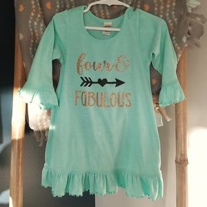 Four and fabulous 3/4 shirt